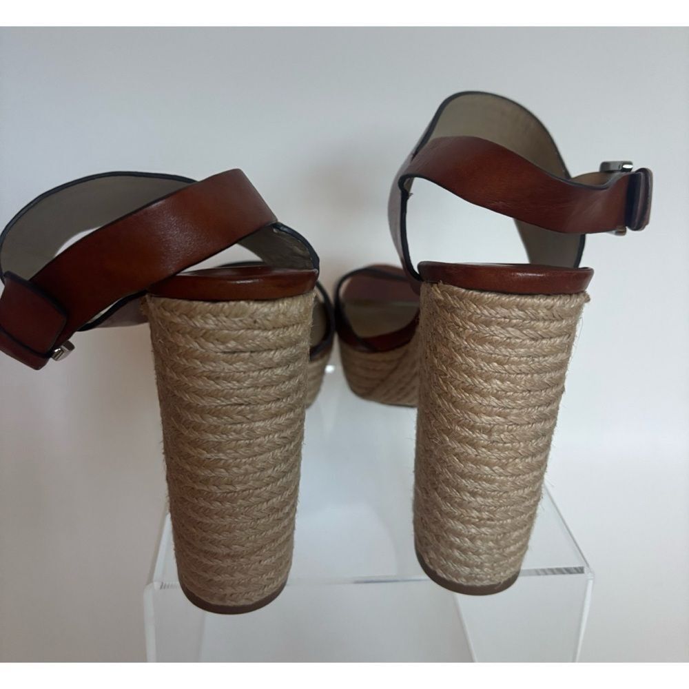 Michael Kors  Collection Summer
Leather Jute Sandal Size 10.5~ Like New - Picture 6 of 11